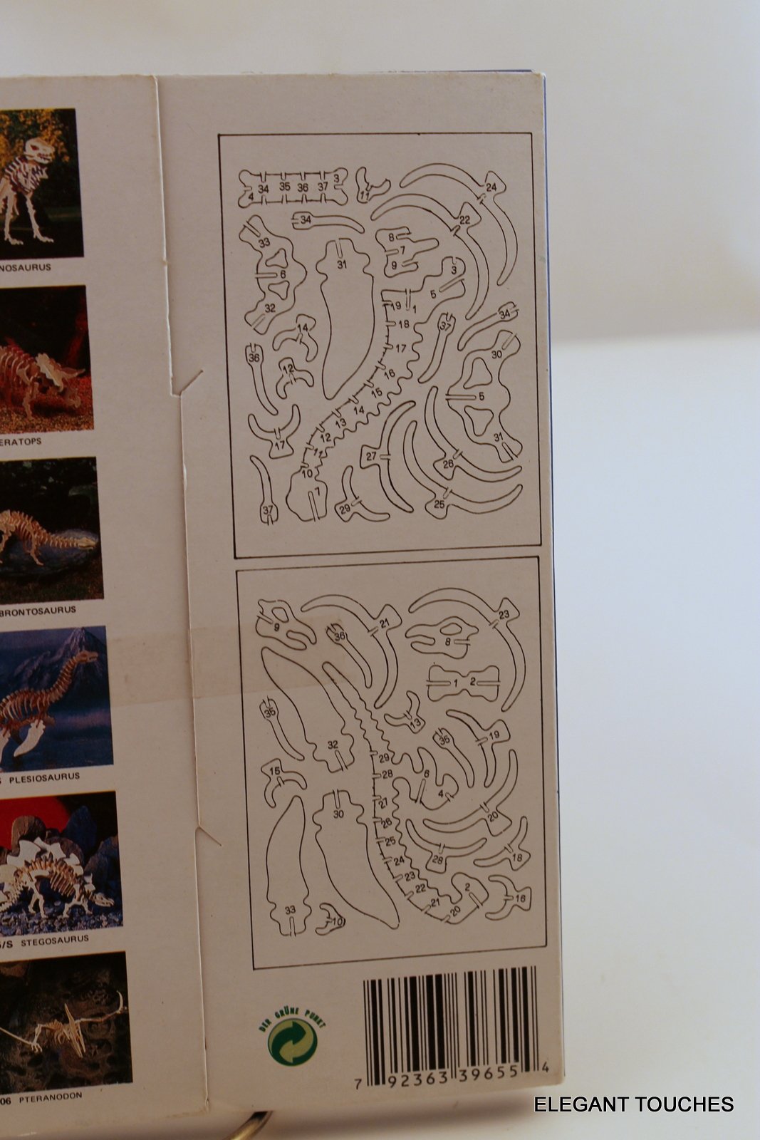 Dinosaur, Plesiosaurus model kit, wood, balsa NIB