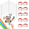 Kite Kits for Kids, Kite Decorating for Party, White Diamond Style for Students, Design Your Own Making Kits (10 Pack)