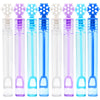 48 Pack Bubbles for Kids Party Favors - 4 Colors Mini Snowflake Bubble Wand Bulk with Bubbles Refill Solution Toys for Christmas Winter Easter Basket Goodie Bag Stuffers Birthday Gifts Supplies