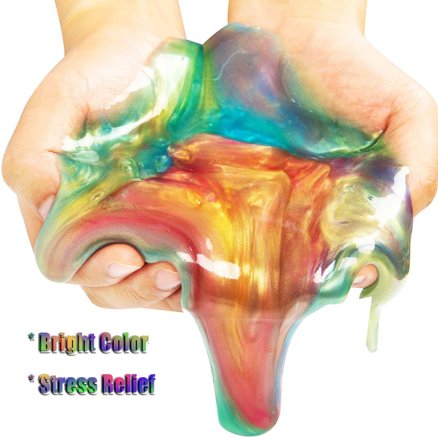 24 Pack Mini Slime, Galaxy Slime Party Favors, Stretchy Slime Kit For Classroom Prizes, Christmas Stocking Stuffers, Goodie Bag Stuffers For Kids Boys Girls 5-12.