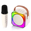 Karaoke Machine Guyucom Mini Speaker Toys With Bluetooth Microphone Toddler Boys Girls Kids For Ages 2-4 Birthday Gifts With Colorful Light Teen Girl Gifts Trendy Stuff For Kids 8-12, Portable Quality
