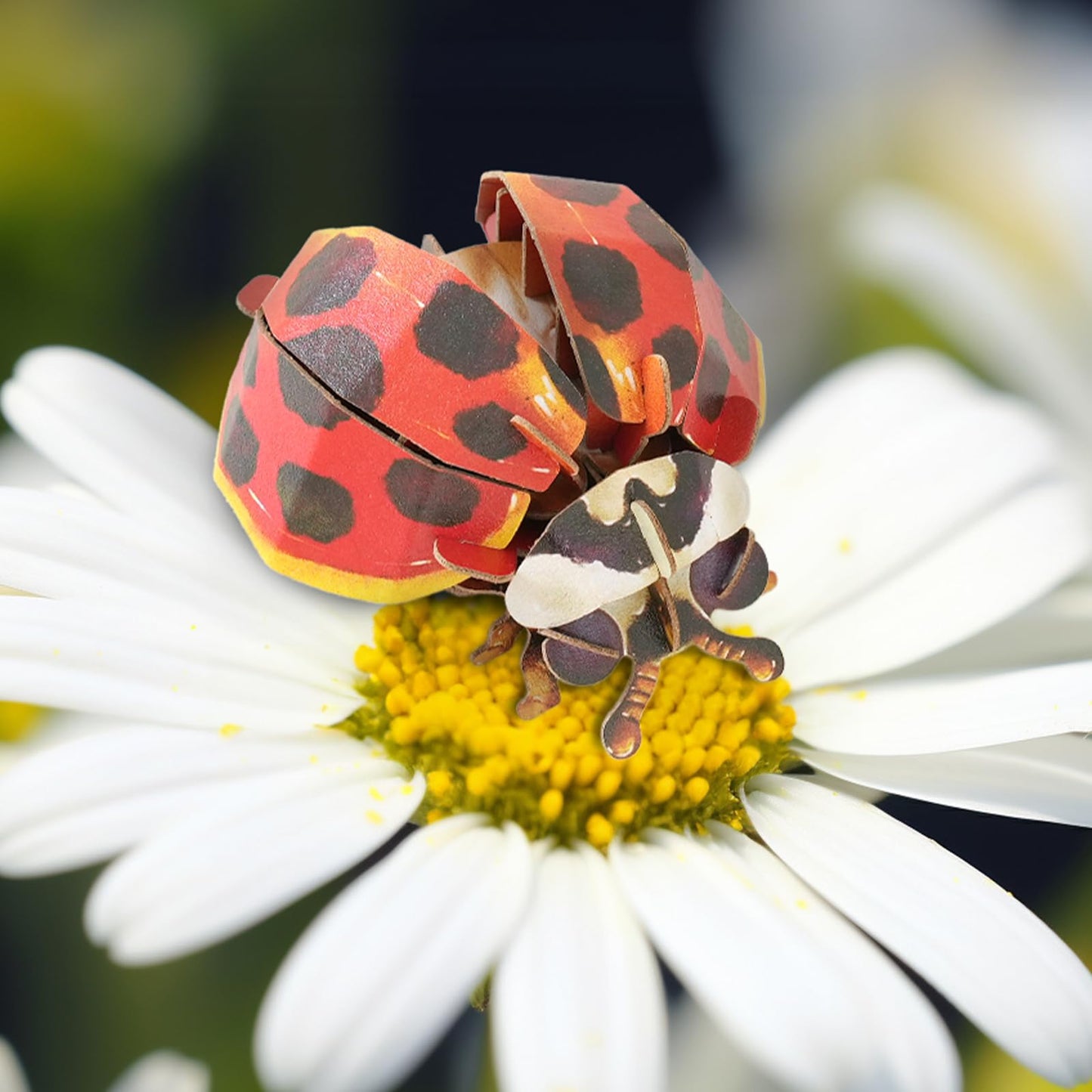 Makebug Early Educational Toys And Games, Eco-Friendly Stem Activities And 3D Paper Puzzles For Autistic Kids-Ladybug (Ages 7 An