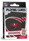 MasterPieces NFL Tampa Bay Buccaneers Playing Cards - 54 Card Deck, Team Color, 2.5" x 3.5", Model TBB3100, Paper Material