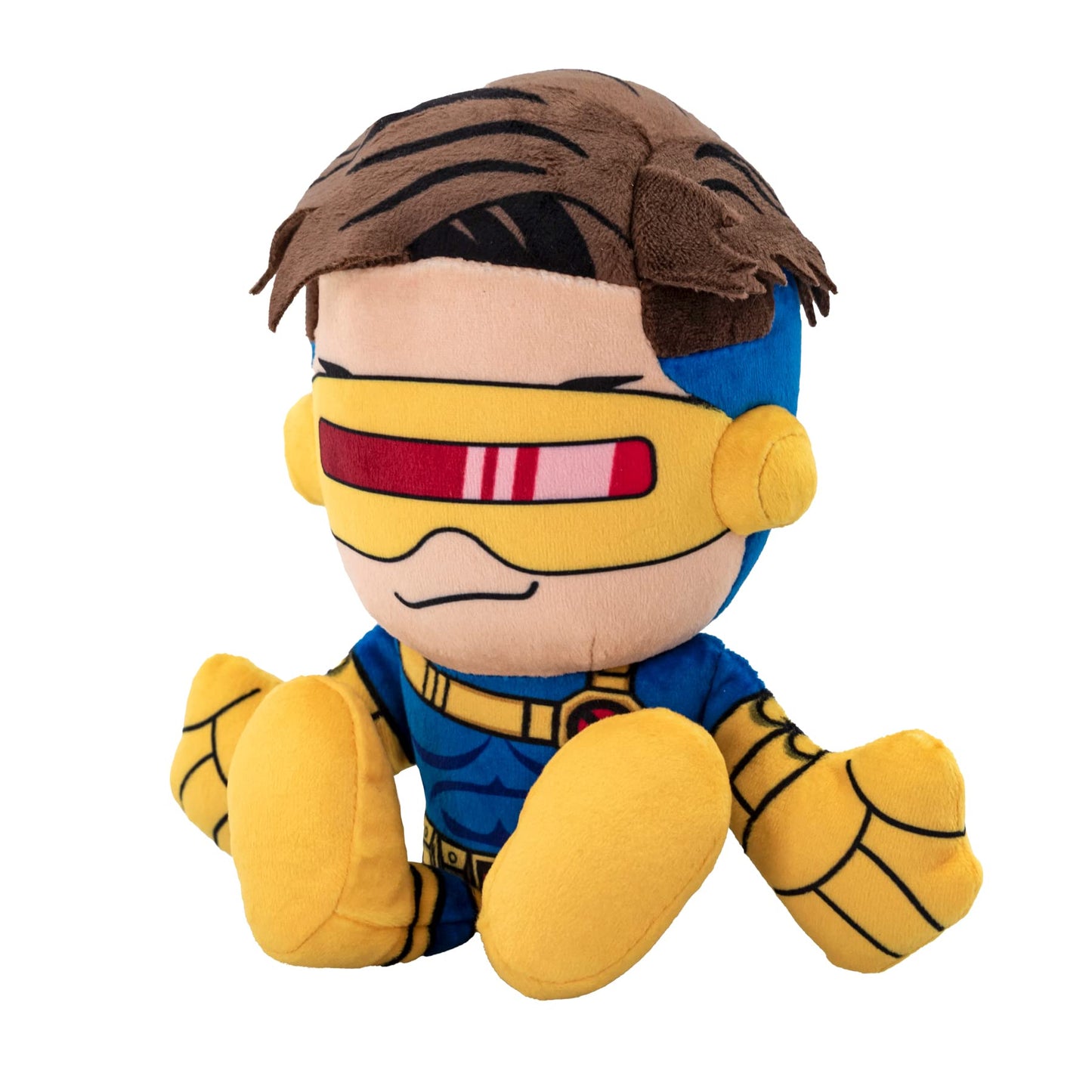 Bleacher Creatures Marvel Cyclops 8'' Kuricha Sitting Plush- Soft Chibi Inspired Toy