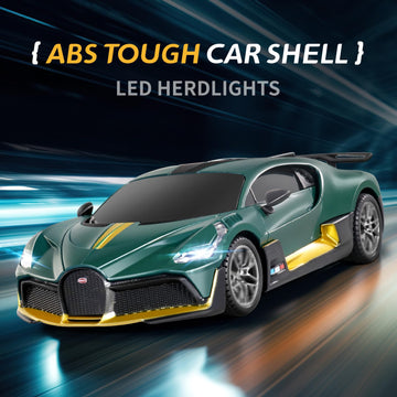 MIEBELY Remote Control Car - 1/24 Scale Fast Rc Race Car, Bugatti Divo 3.7V 500 mAh Car Toys with Headlight, Racing Hobby Car Mo