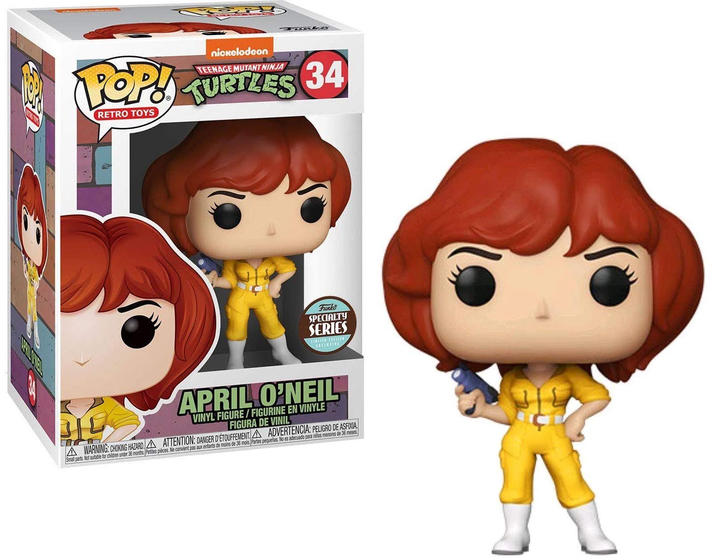 Funko Pop! Retro Toys Tmnt April O'Neil 3.75' Specialty Series Vinyl Figure