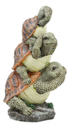 Gifts & Decor Ebros Whimsical Acrobatic See Hear Speak No Evil Turtles Totem Statue Stacked Wise No Evils Sea Turtles Figurine Animal Collectible