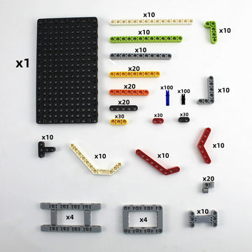 Ttlyhek Moc Parts Beams Pins Panel Connectors Bricks Sets Frame Liftarms Beams For Technical Car Parts Diy Stem Building Block T