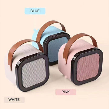 Mini Karaoke Machine With 2 Wireless Microphones For Kids Adults, Kids Karaoke Machine For Girls 18 Pre-Loaded Songs 4, 5, 6, 7,