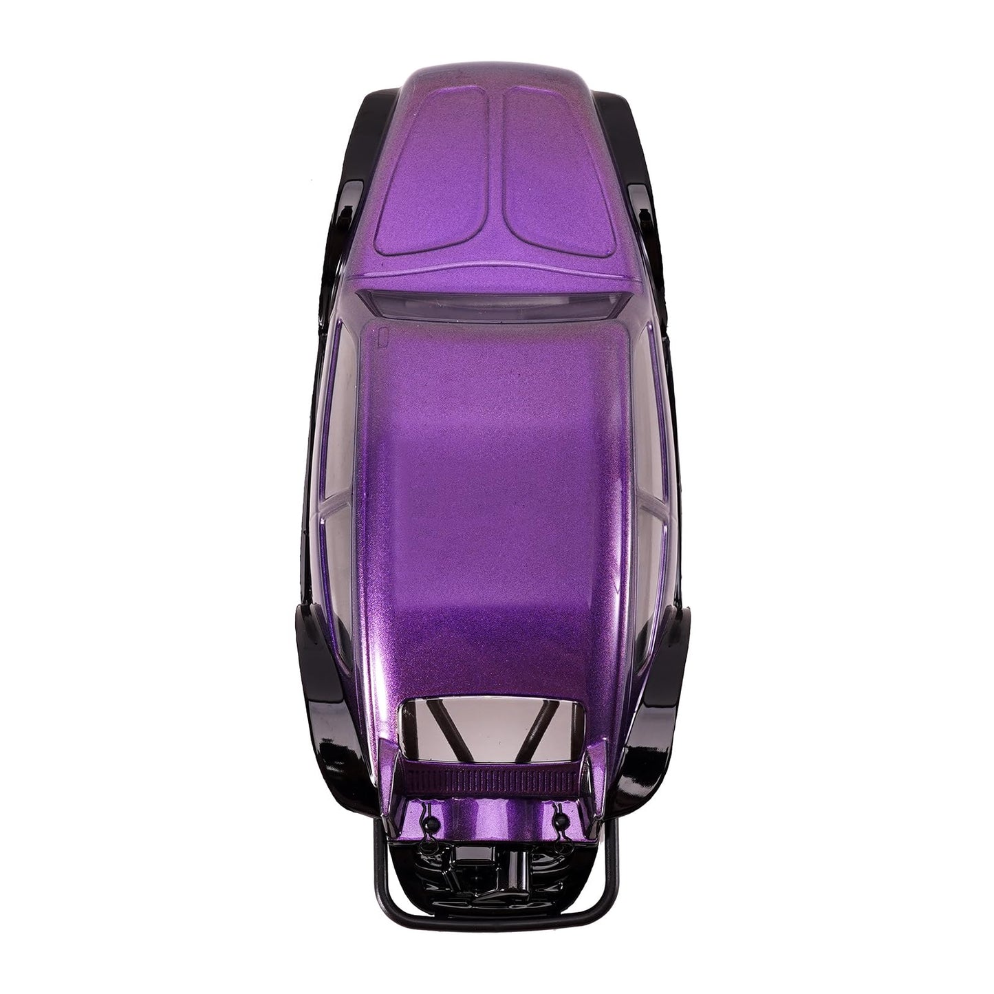 INJORA BUG24 Body with Roll Cage for 1/24 Axial SCX24 C10 JLU Bronco Base Camp Upgrade(Purple)