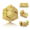 Dolasev Gold Infinity Cube, Adhd Fidget Toys Adults, Kids & Teens, Stress Relief, Focus & Creativity