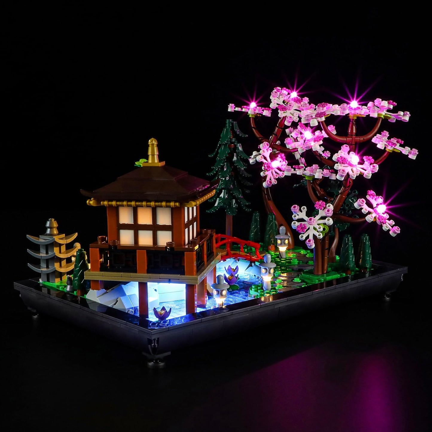Yeabricks Led Light For Lego-10315 Icons Tranquil Garden Building Blocks Model (Lego Set Not Included)