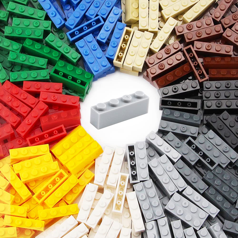 Feleph 360 Pieces 1X4 Bricks Classic Parts Building Creative Play Blocks Set Toy Classic Accessories Compatible With 3010 3066 M