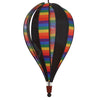 In The Breeze 1098 Next Generation 8-Panel Hot Air Balloon, Jumbo, 24'', Rainbow Stripe/Black