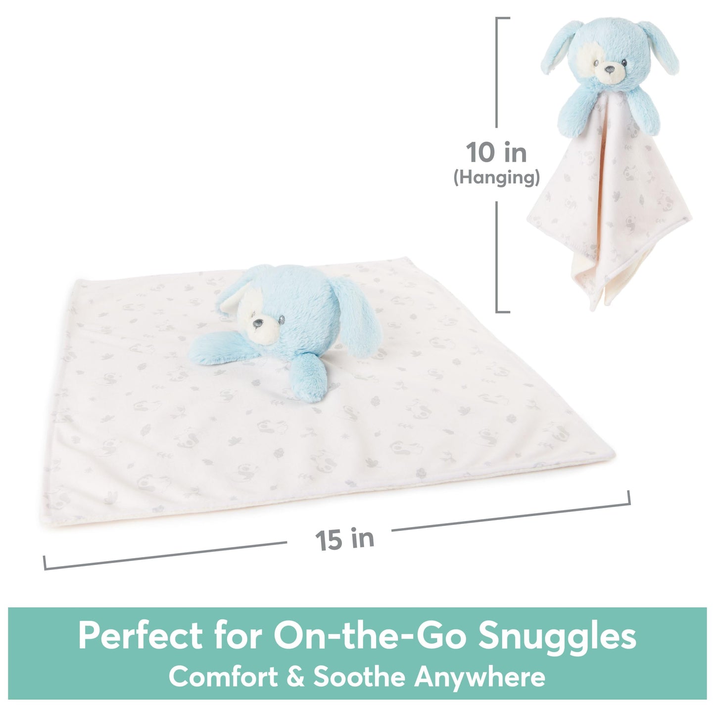 Gund Baby Sustainably Soft Puppy Lovey, Stuffed Animal Plush Blanket Made From 100% Recycled Materials, For Babies And Newborns,