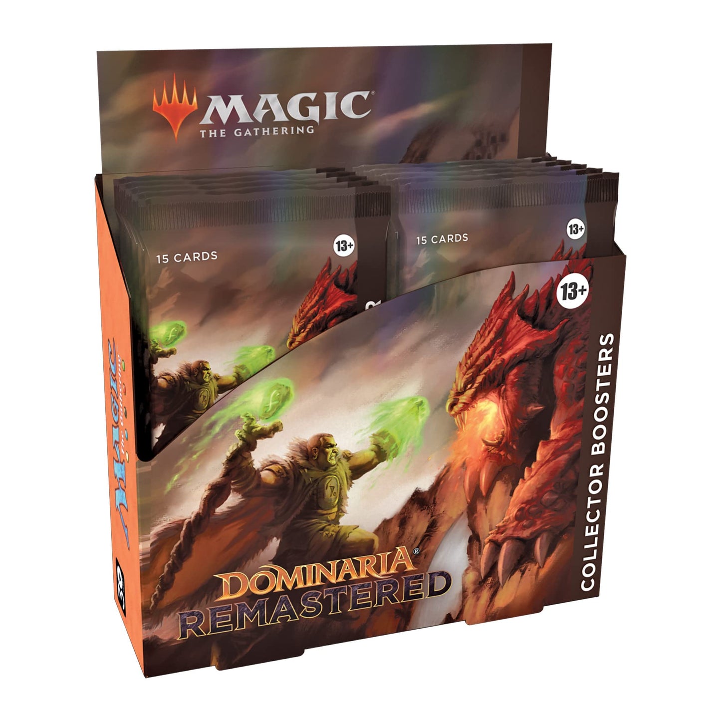 Magic The Gathering Dominaria Remastered Collector Booster Box, 12 Packs