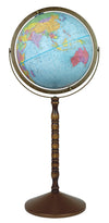 Replogle Treasury 12'' Floor And Desktop Geographic Convertible Globe (Blue)