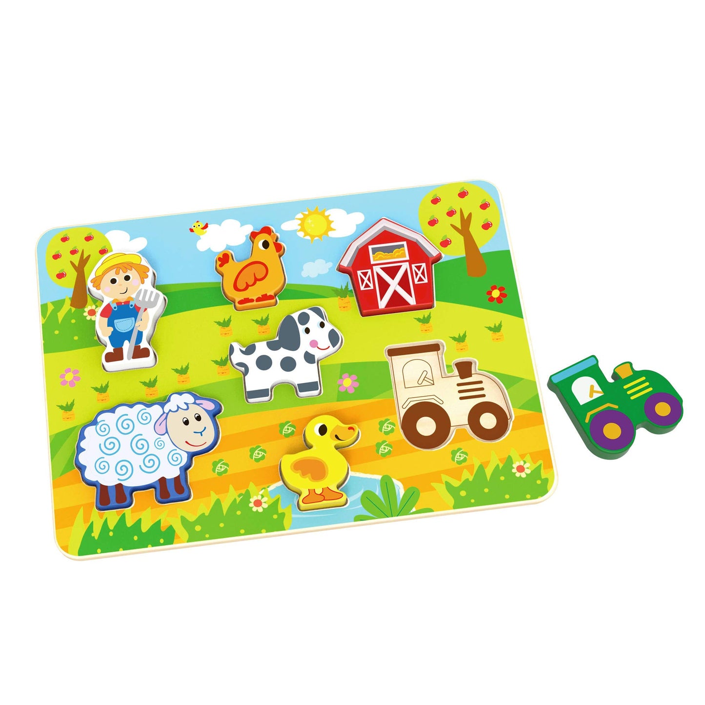 Learning Curve Fun on The Farm Jigsaw Puzzle for Kids Multi