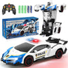 Dolanus Remote Control Car - Transform Police RC Cars, Robot Toys for Ages 5-7, Kids Toys, 4 Year Old Boy Toys, Birthday Gifts f