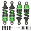 Aluminum Oil Filled RC Shocks Absorbers Damper for Tamiya TT01 Mf-01x 1/10 RC Car Upgrade Parts 4 pcs/set(Green)