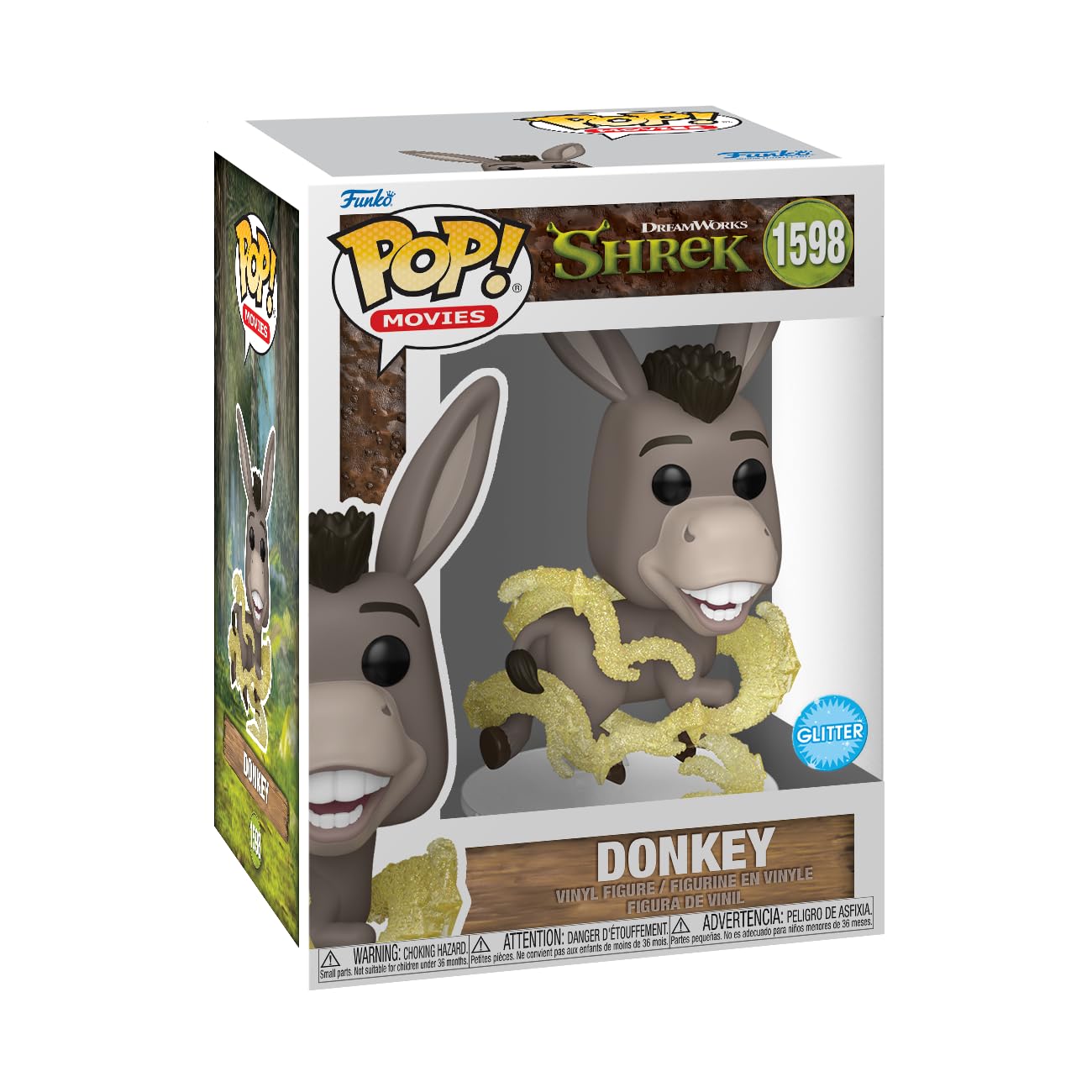 Funko Pop! Movies: Shrek Dream Works 30Th - Donkey - Collectable Vinyl Figure - Gift Idea - Official Merchandise - For Kids & Adults - Movies Fans - Model Figure For Collectors And Display