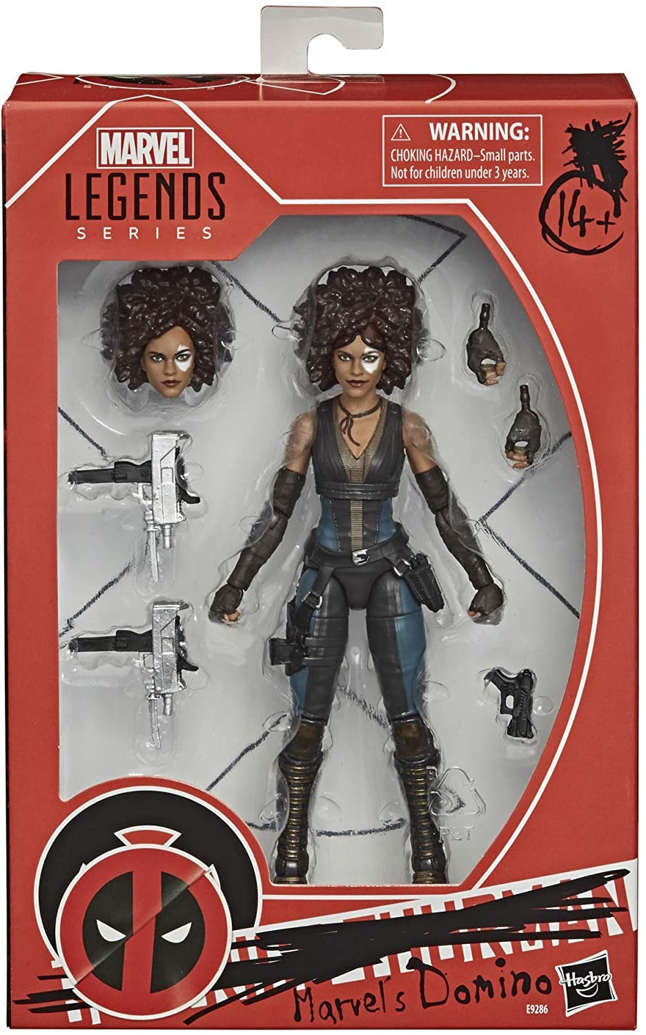 Marvel Hasbro Legends Series X-Men 6-inch Collectible Domino Action Figure Toy Ages 14 and Up