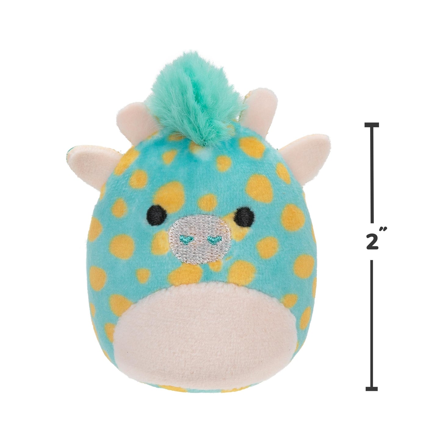 Squishville Sqm0508 Safari Squad, Super Soft Mini Squishmallows, 5 Cm Plush Figures, Pack Of 6