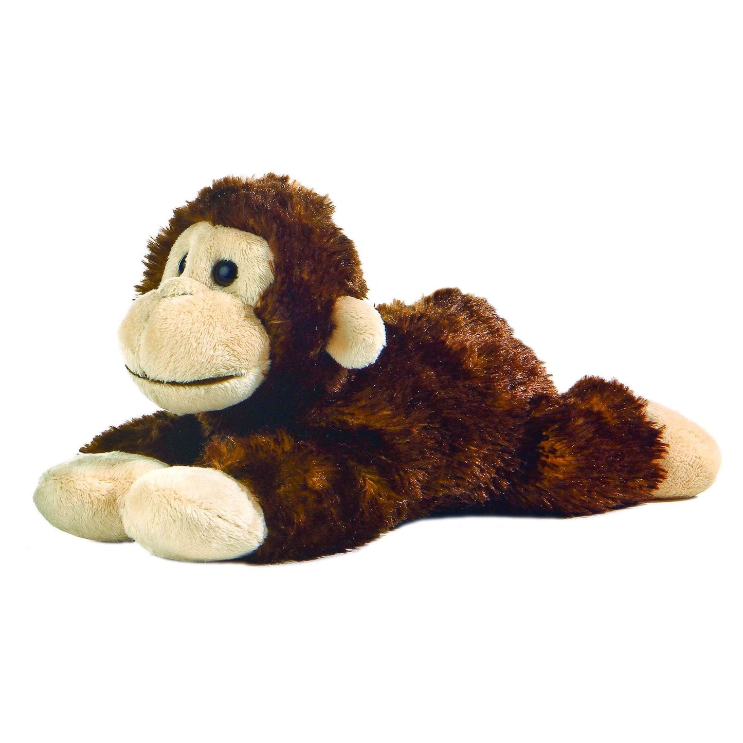Aurora® Adorable Mini Flopsie™ Cheki Chimp™ Stuffed Animal - Playful Ease - Timeless Companions - Brown 8 Inches