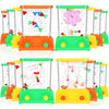 Zhanmai 16Pcs Handheld Water Game Arcade Water Ring Toss Water Tables for Beach Toy Party Favor Fun Game Entertainment, Without