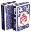 Albino Dragon Playing Cards - Gorilla Deck - Blue - Small - Paper with Plastic Coating - Model AD-227