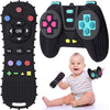 Tiedxioy Baby Teething Toys Chew Toy,?Bpa Free,Cpc-Certified? Silicone Remote Control And Game Controller Teethers For Toddlers,