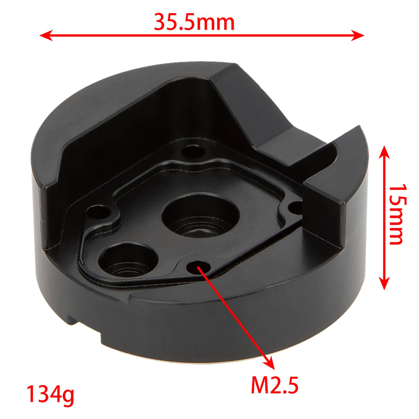 Meus Racing Utb18 Front Brass Portal Axle Covers Weigths 65G/Pc For Axial Utb18 Capra Trail Buggy #Axi212010 Upgrade Parts 2Pcs,