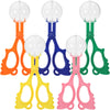 SUPVOX Handy Insect Catchers Set - 5pcs Scissors Tongs Tweezers, 14x7.5cm, PS/ABS, Mixed Colors (Blue, Pink, Orange