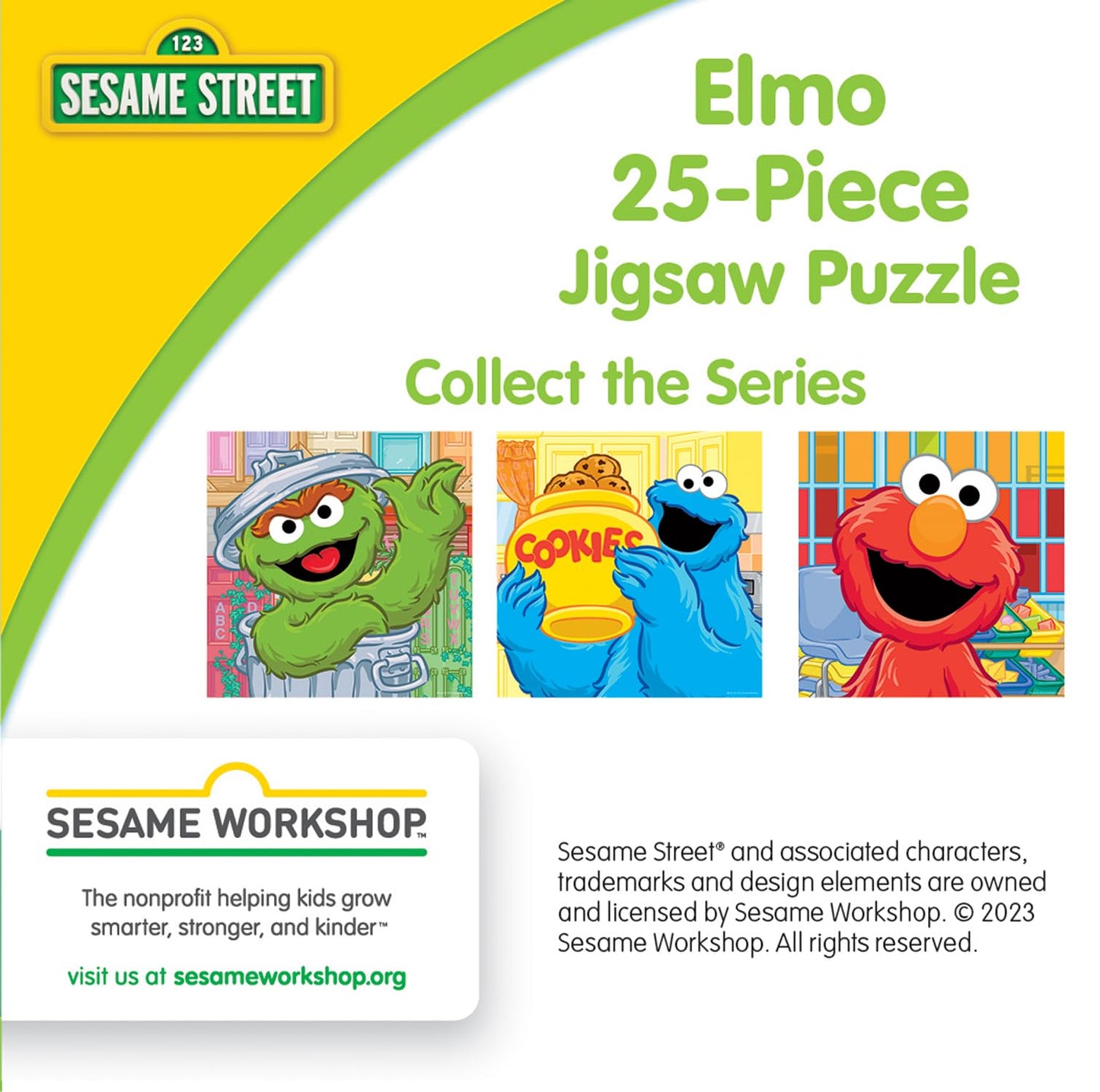 Sesame Street Elmo 25Pc Puzzle