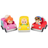 CoComelon 3'' Car Vehicle 3-Pack Toy Vehicle Set - Officially Licensed - JJ, Tomtom & YoYo Character Figures - Christmas Stockin