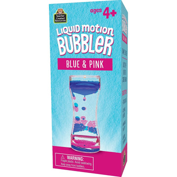 (6 Ea) Blue & Pink Liquid Motion