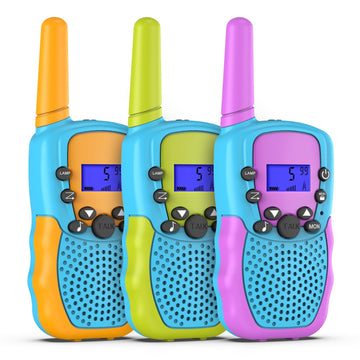 Toys For 4-12 Year Old Boys Or Girls, Selieve 3 Pack Walkie Talkies Outdoor Indoor Stem Toys 3 Km Range 22 Channels 2 Way Radio,