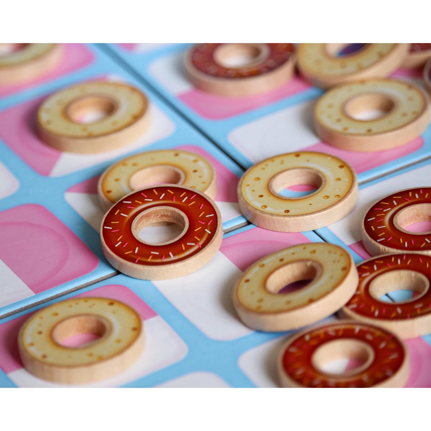 Funforge: Donuts - The Tasty & Tactical Clash For 2 Players, Placement Board Game, Abstract Adult & Family Game, Ages 8+, 10-15