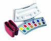 Pelikan Transparent Watercolor Paint Set, 12 Colors (721886), Multi,Black,Blue,Green