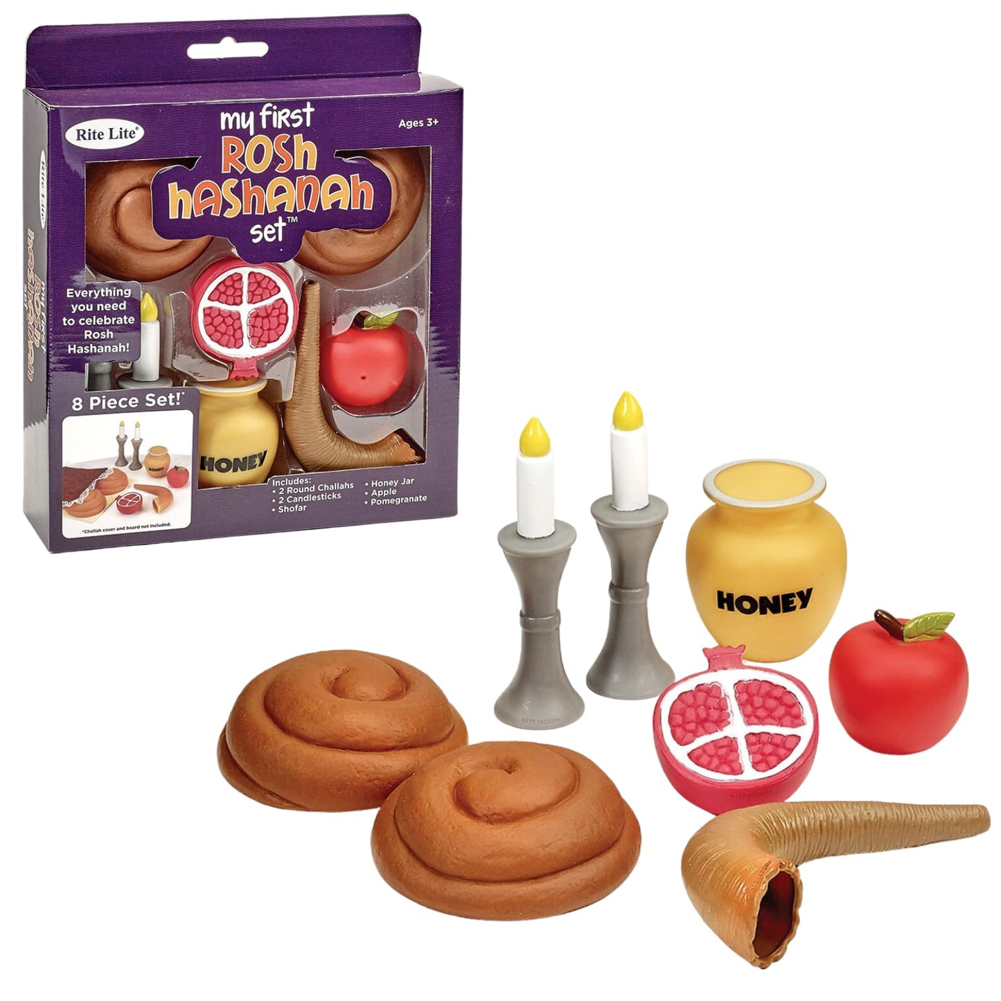 Rite Lite My First Rosh Hashanah Food Set- Learning Toy- Great Jewish/Judaica Gift - Jewish New Year
