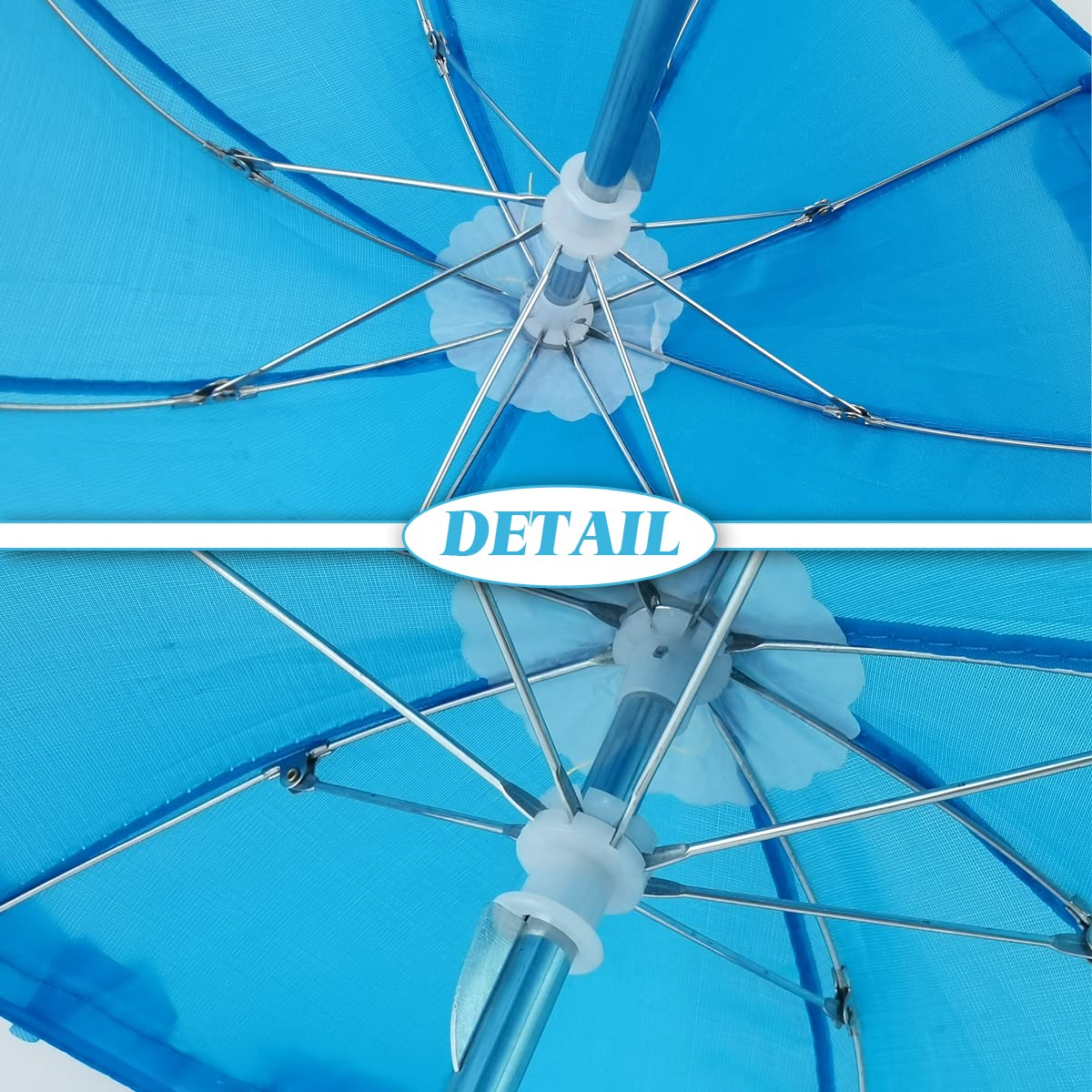 NSBELL 5PCS Cute Doll Toys Sunny Rainy Umbrella for American Girl Dolls and Other 18 inch Dolls Decoration Games Photography Pro