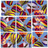 B.Dazzle Hot Air Balloons 9-Piece Puzzle - Compact Laminated Cardboard Challenge, Model 107640