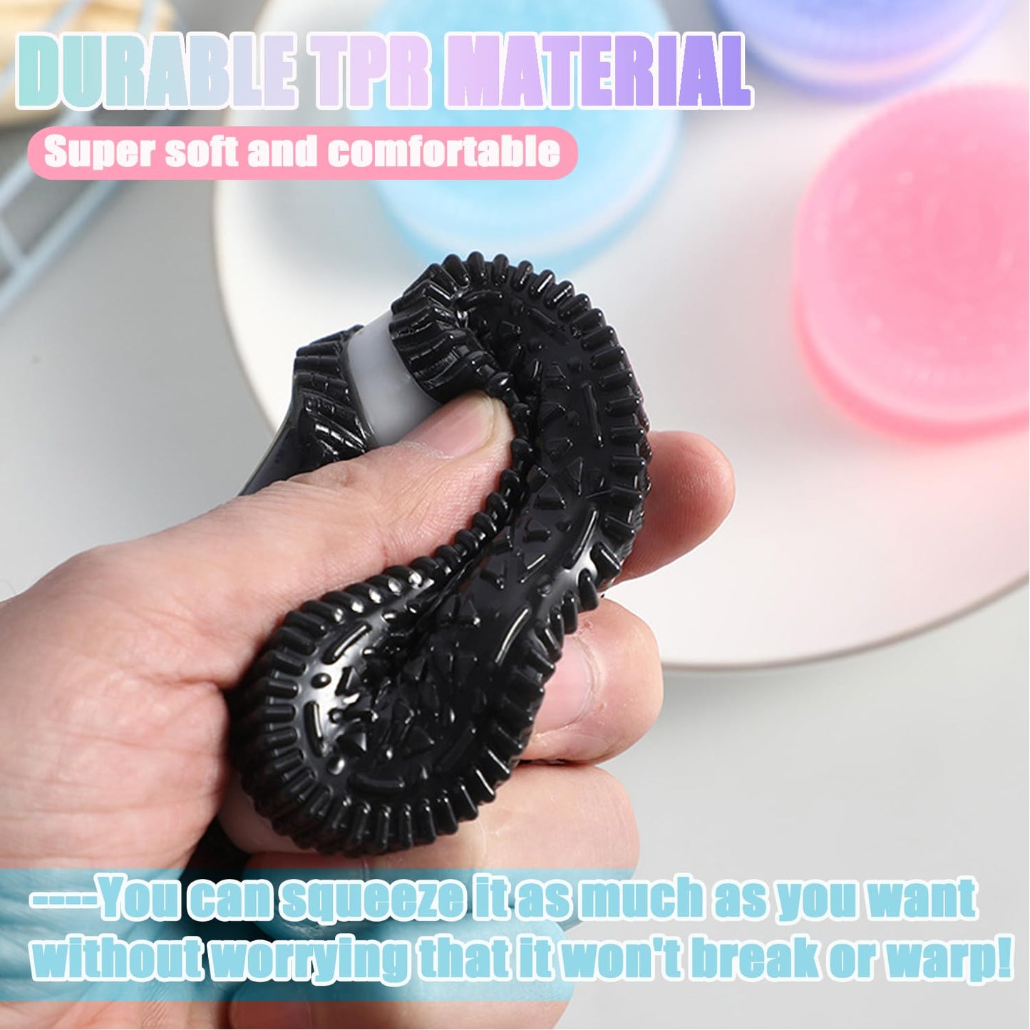 2025 New-Handmade Silicone Stress Relief Squishy Toy,Funny Stress Relief Toy,Ultra-Soft Decompression Venting Toys,Suitable For