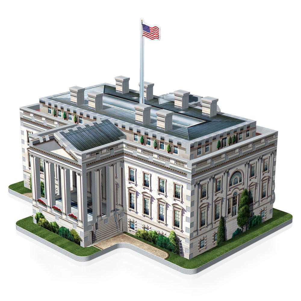 Wrebbit 3D The White House - 3D Jigsaw Puzzle (490 Pieces) (W3D-1007)