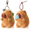 Simgoing 2 Pcs Capybara Plush Keychain Valentines Day Gift Capybara Stuffed Animals Toy Capybara Pendant For Party Valentine'S G