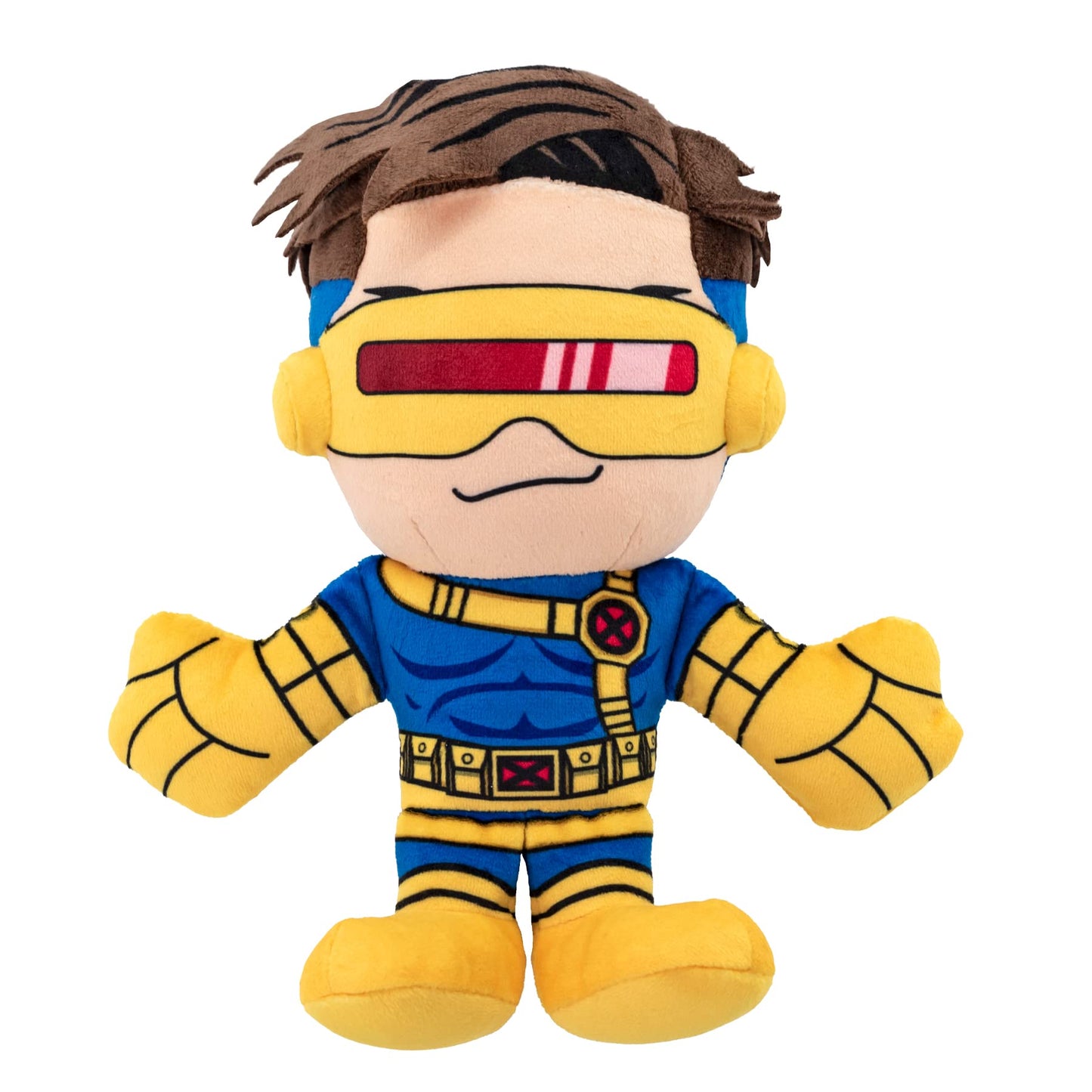 Bleacher Creatures Marvel Cyclops 8'' Kuricha Sitting Plush- Soft Chibi Inspired Toy