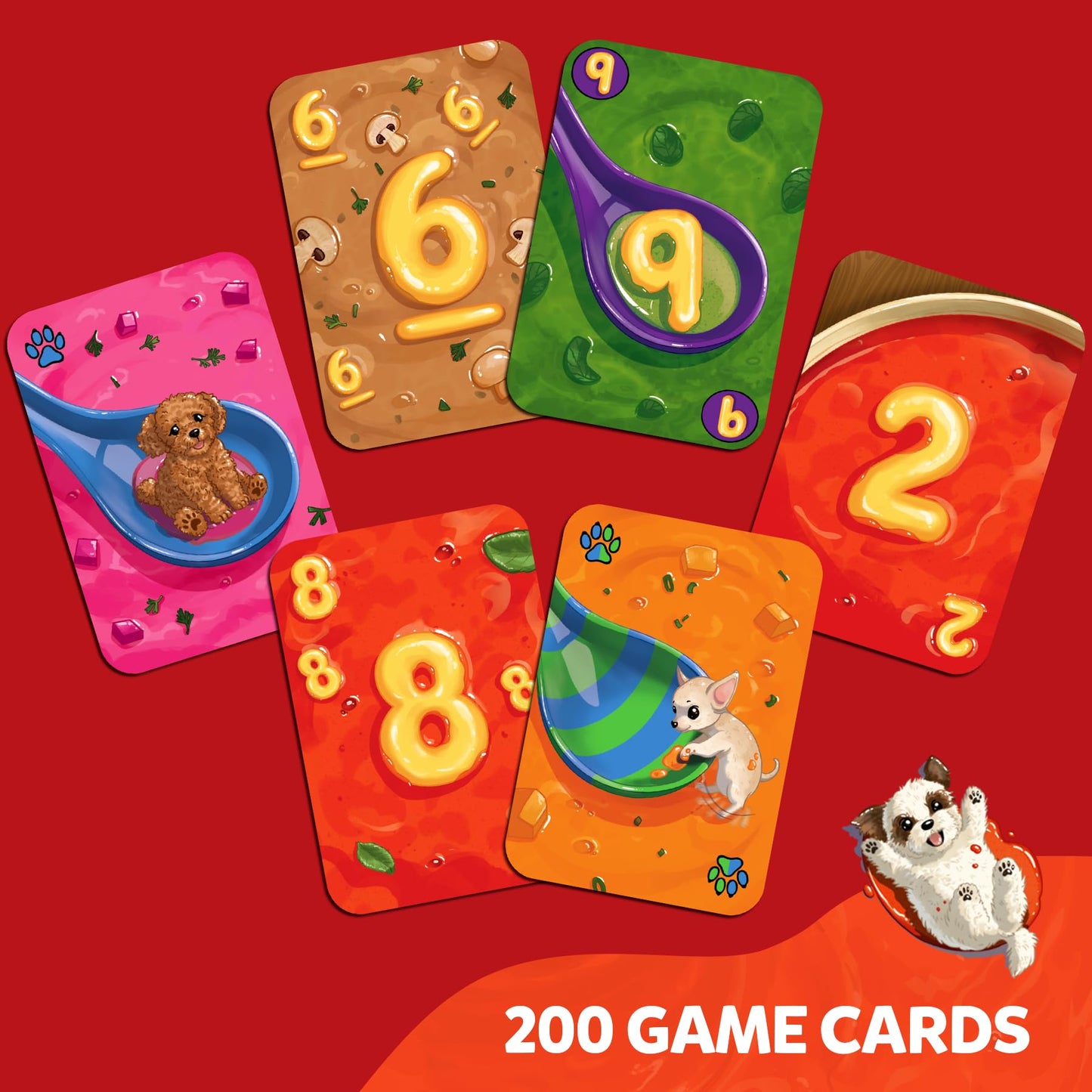 Skillmatics Card Game - Pups In A Soup, Hilarious, Fast-Paced, Family Party Game, Perfect For Game Nights, Gifts For Girls, Boys, Teens, Adults Ages 8, 9, 10 & Up