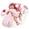 Paradise Galleries Realistic Reborn Baby Girl 19 Inch Doll With Soft Hair 9 Piece Gift Set For Kids Ages 3 And Up - Tall Dreams