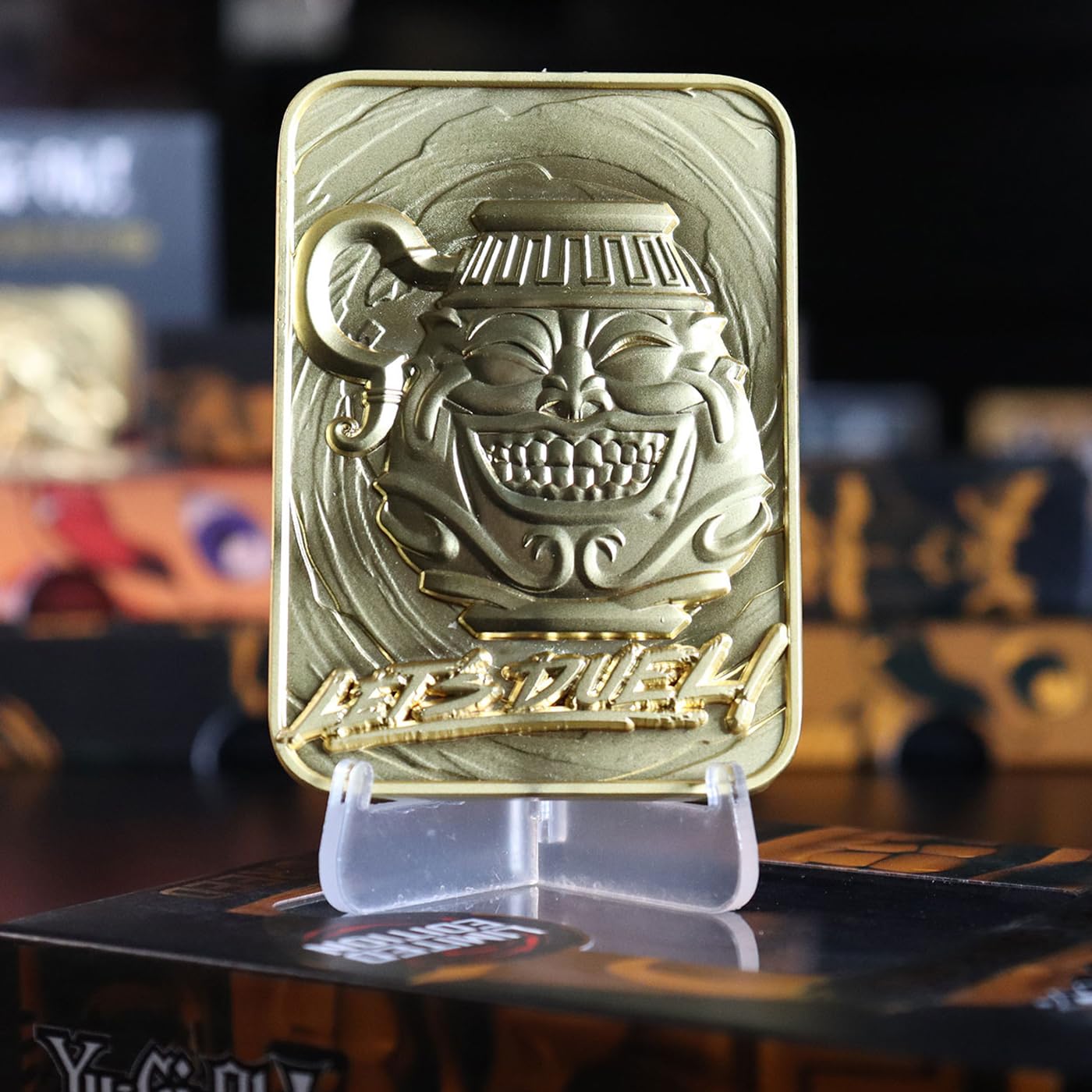 Yu-Gi-Oh! Limited Edition 24K Gold Plated Collectible - Pot Of Greed