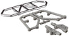 RPM Traxxas Slash 4x4 Rear Bumper, Chrome